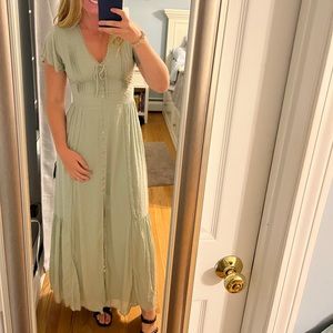 Lulu’s Sage green dress